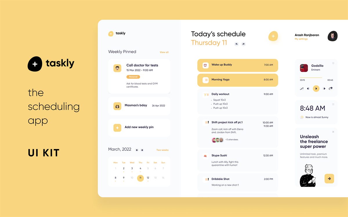 SchedAI dashboard screenshot